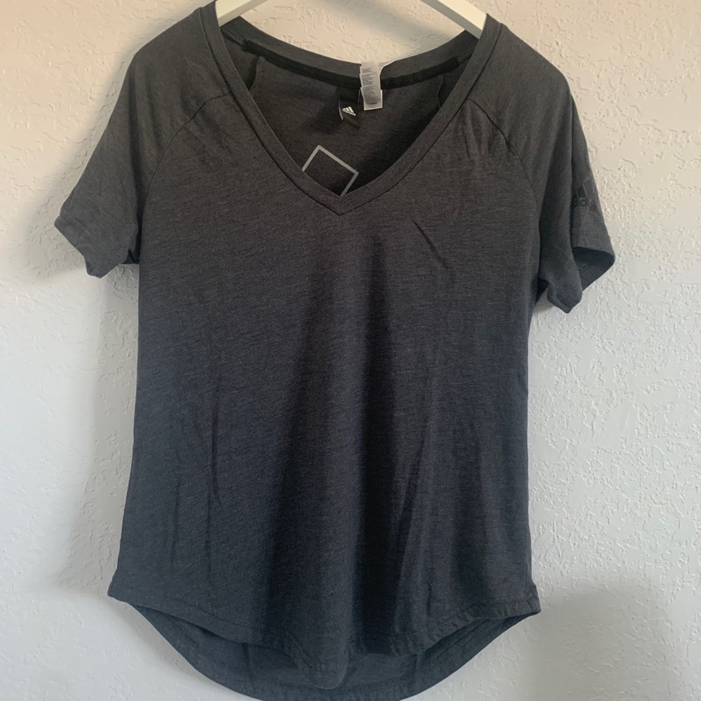 Adidas Grey V-Neck